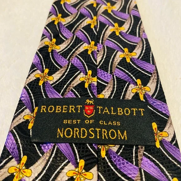 Brand New Stylish High Quality Tie By ROBERT TALBOTT for NORDSTROM - Picture 3 of 3